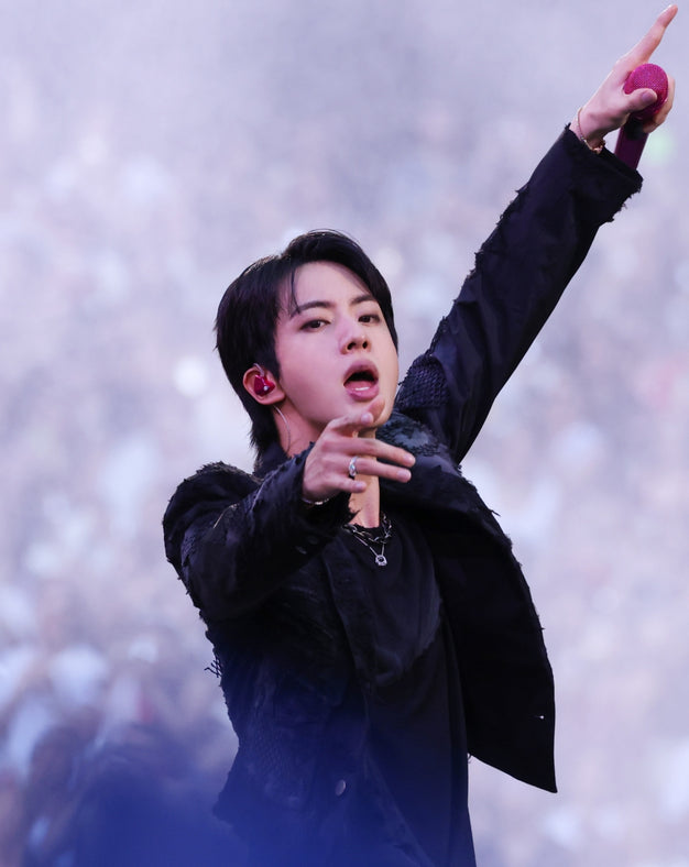 BTS's Jin Charms Madrid with 'Silver Voice' & Sells Out Merch on 'ARIRANG' Tour