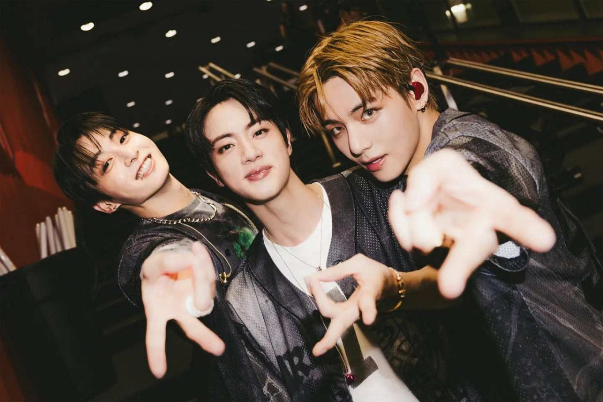 BTS's Jin, V, & Jungkook Drop Stunning Selcas, Tease London 'THE CITY' Event!