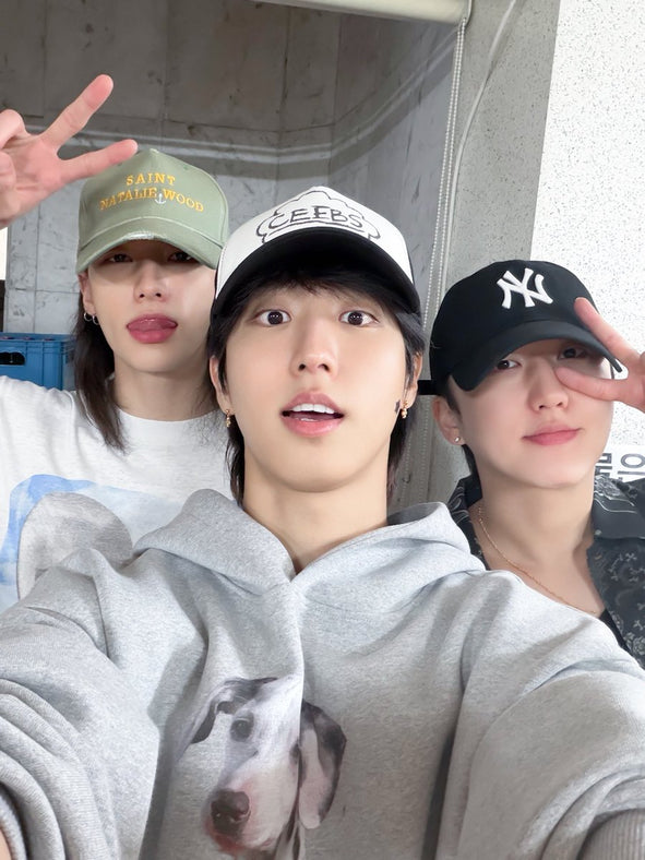 Stray Kids' Changbin, Hyunjin & HAN Drop New RACHALOG Behind-the-Scenes Photos