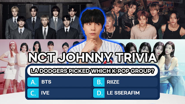 NCT's Johnny Hosts MLB K-Pop Trivia Quiz Featuring BTS, IVE, RIIZE, and LE SSERAFIM
