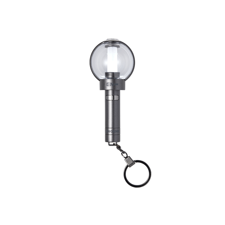 BIGBANG Lightstick keyring 黒白セット BIGBANG G-DRAGON Light Stick Keyring Glow LED Crown Hand