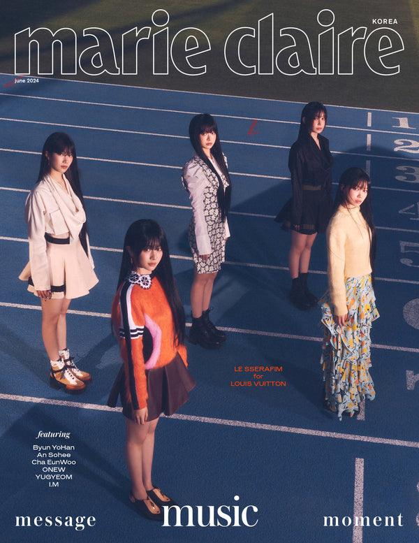 Le Sserafim Cover Marie Claire 2024 June Magazine Issue - Oppa Store