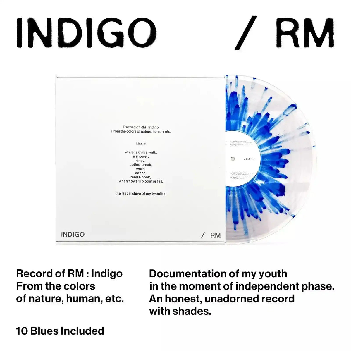 user_a94787f7 　BTS RM INDIGO LP RM BTS Indigo LP - Vinyl Album – Oppa Store
