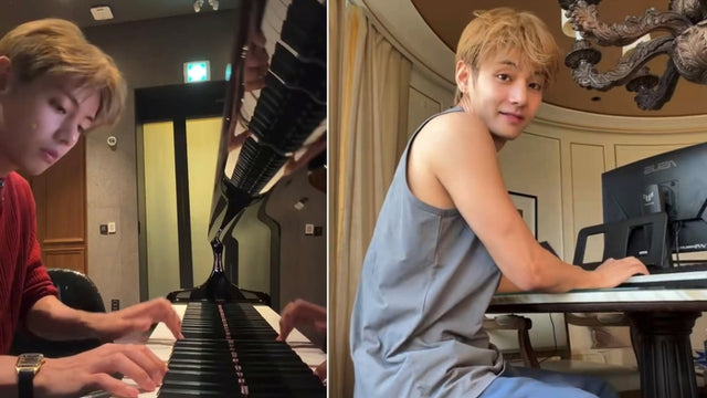 BTS's V Shares Bare-Faced, Bedhead Madrid Moments in 'Spring Greens Collection' Dump