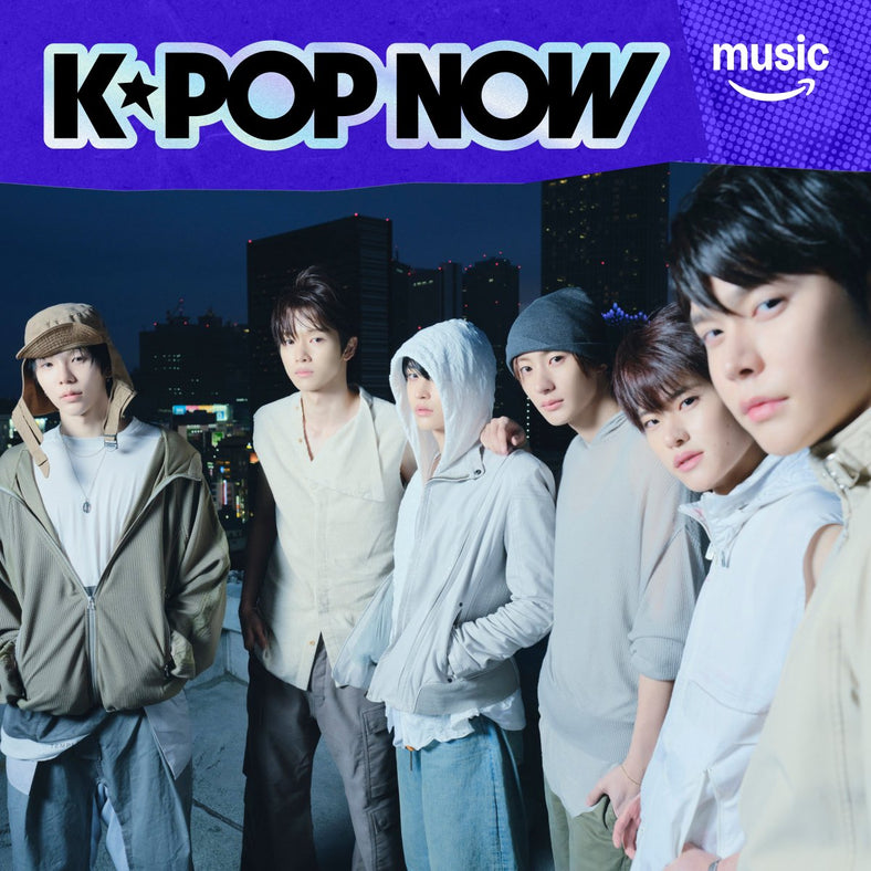 RIIZE Land Covers of Spotify's K-Pop ON! and Amazon Music's K-POP NOW Playlists