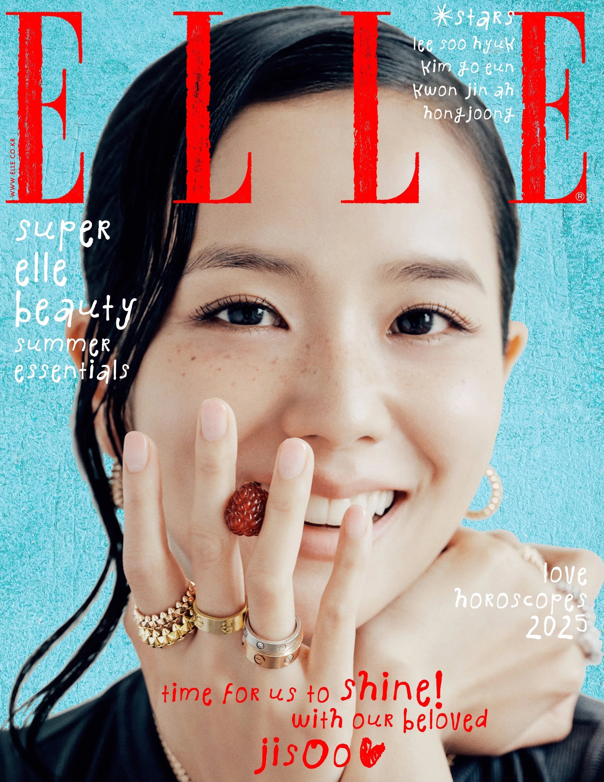 ELLE BLACKPINK ジス 雑誌 表紙 翻訳付き Buy Jisoo (Blackpink) - Elle Magazine 2025 July Issue | Oppa