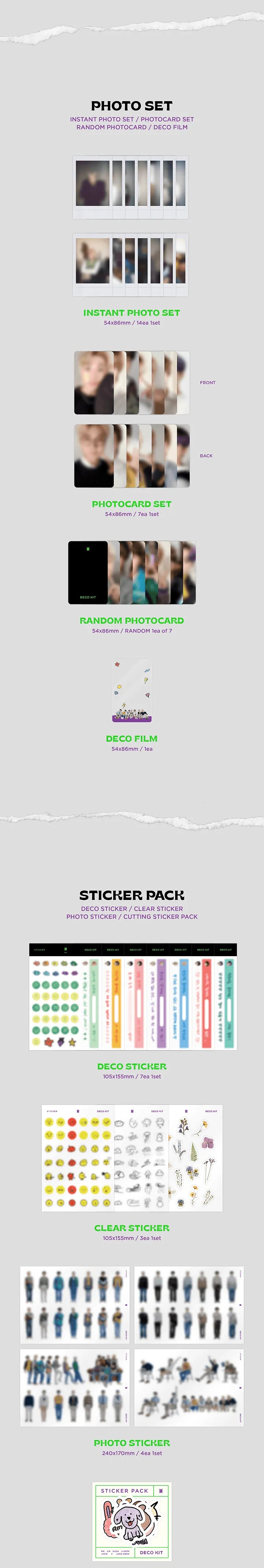 BTS deco kit　 新品未開封 Buy BTS Deco Kit 2022 | Oppa Store