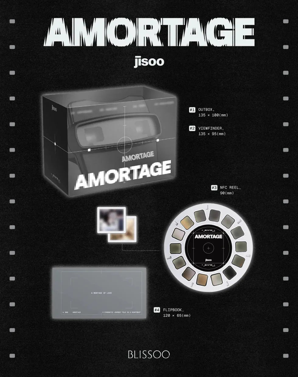 Buy JISOO Blackpink [AMORTAGE] Mini Album | Oppa Store