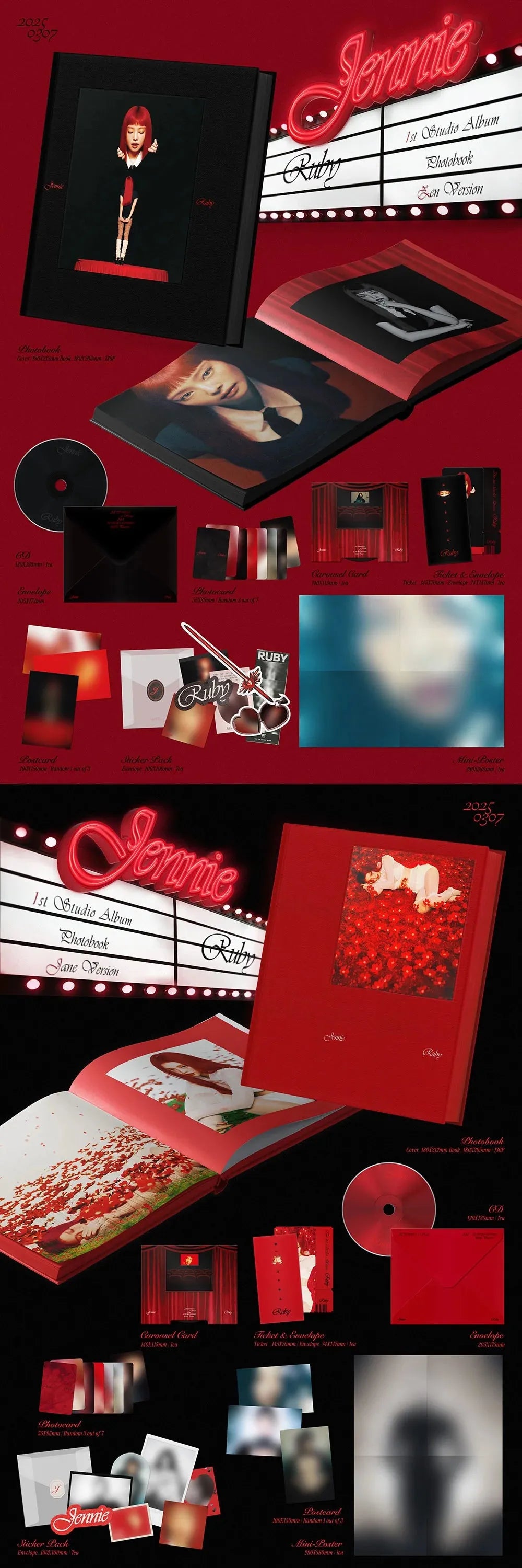 Buy JENNIE (Blackpink) - Ruby Album - 1st Studio Album