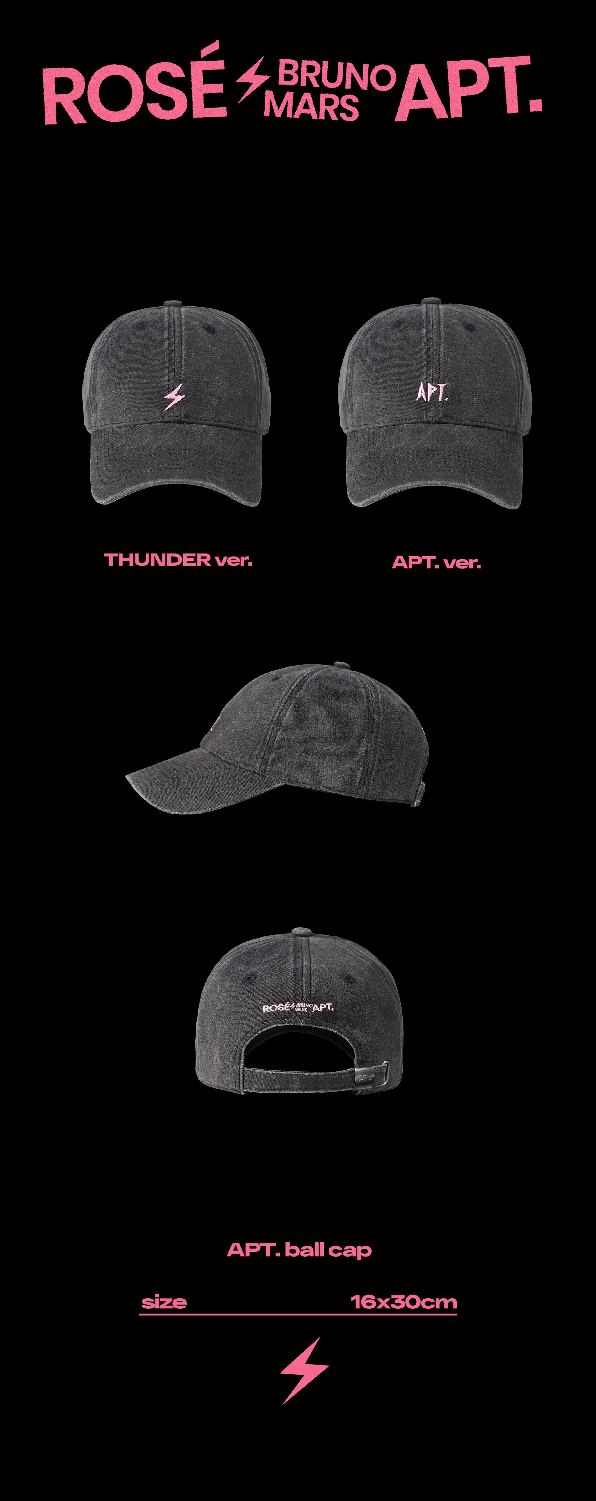 BLACKPINK ROSÉ APT キャップ jp.ktown4u.com : ROSÉ - [APT.] BALL CAP