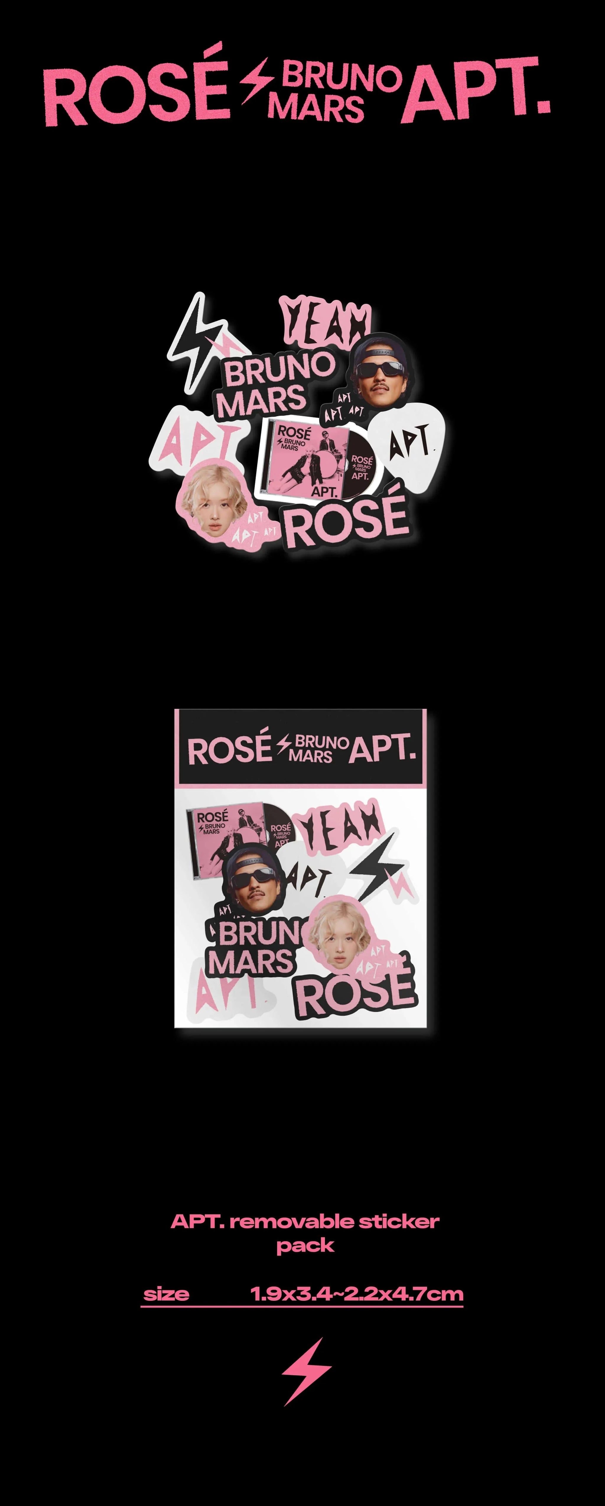 Buy ROSE x BRUNO MARS - Rosie APT 2nd Official MD Merch