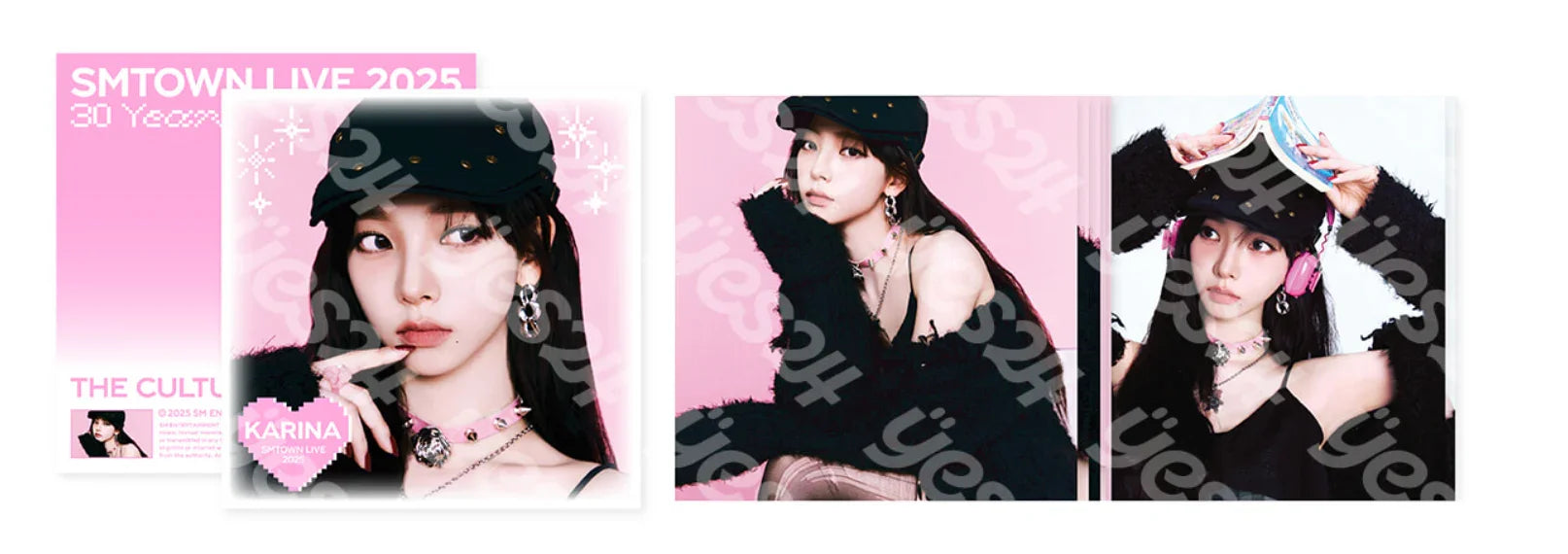 Buy AESPA [SMTOWN LIVE 2025 2nd MD] LP POSTER SET - Karina version