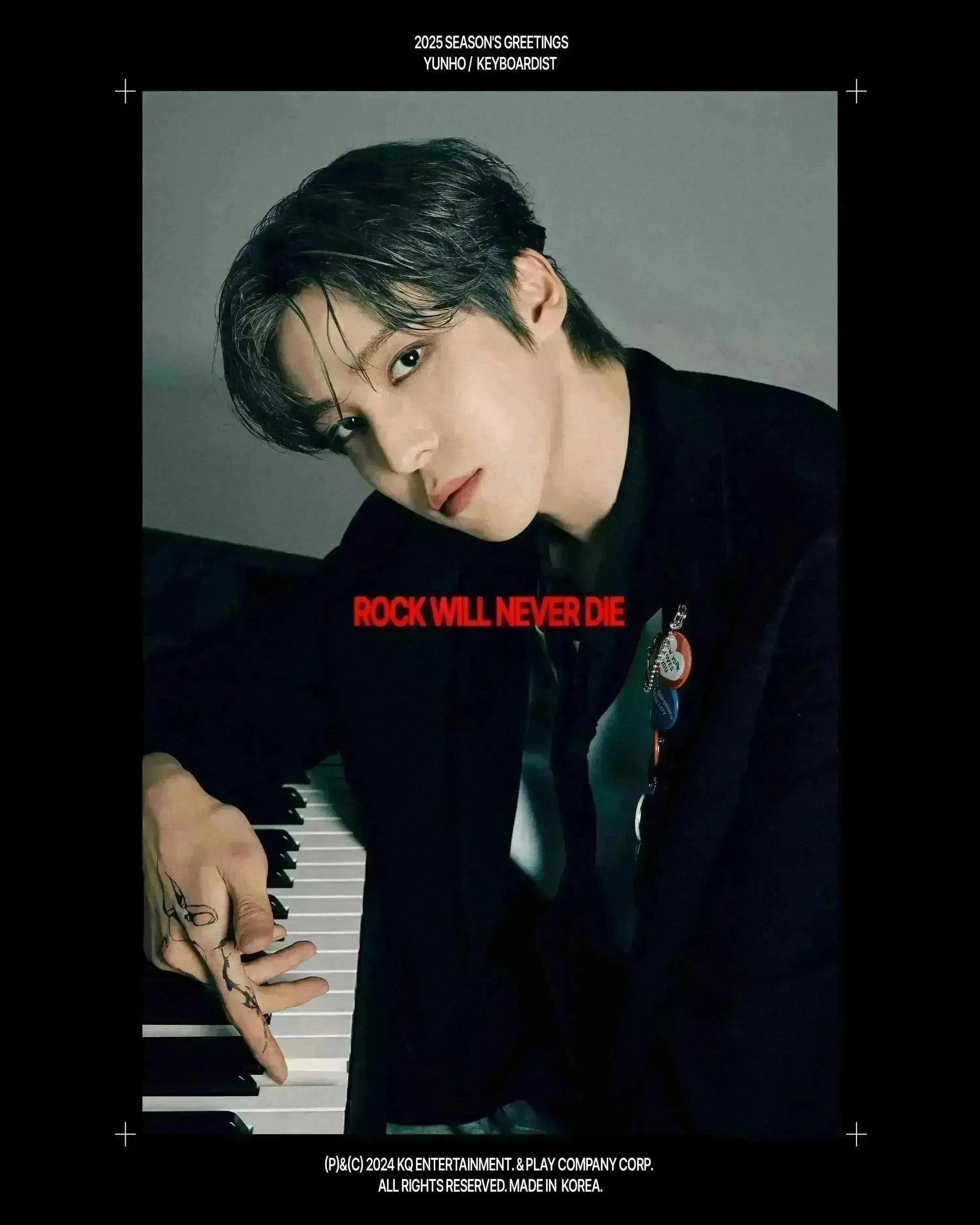 ATEEZ シーグリ 2025 ROCKVer. ATEEZ 2025 SEASON'S GREETINGS ROCK WILL NEVER DIE PHOTO CARD