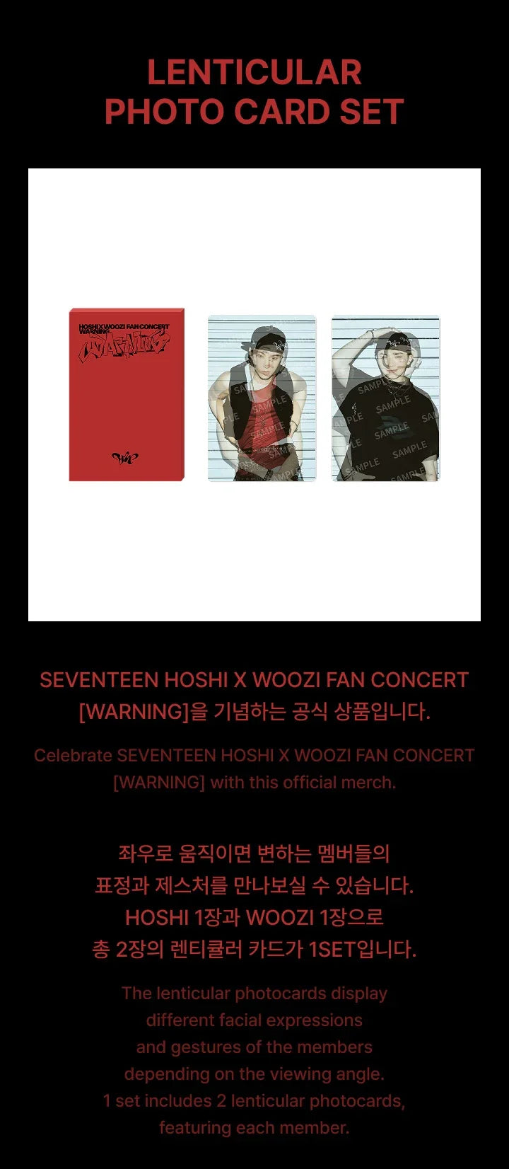 Buy Seventeen (Hoshi X Woozi) - 'Warning' Fan Concert