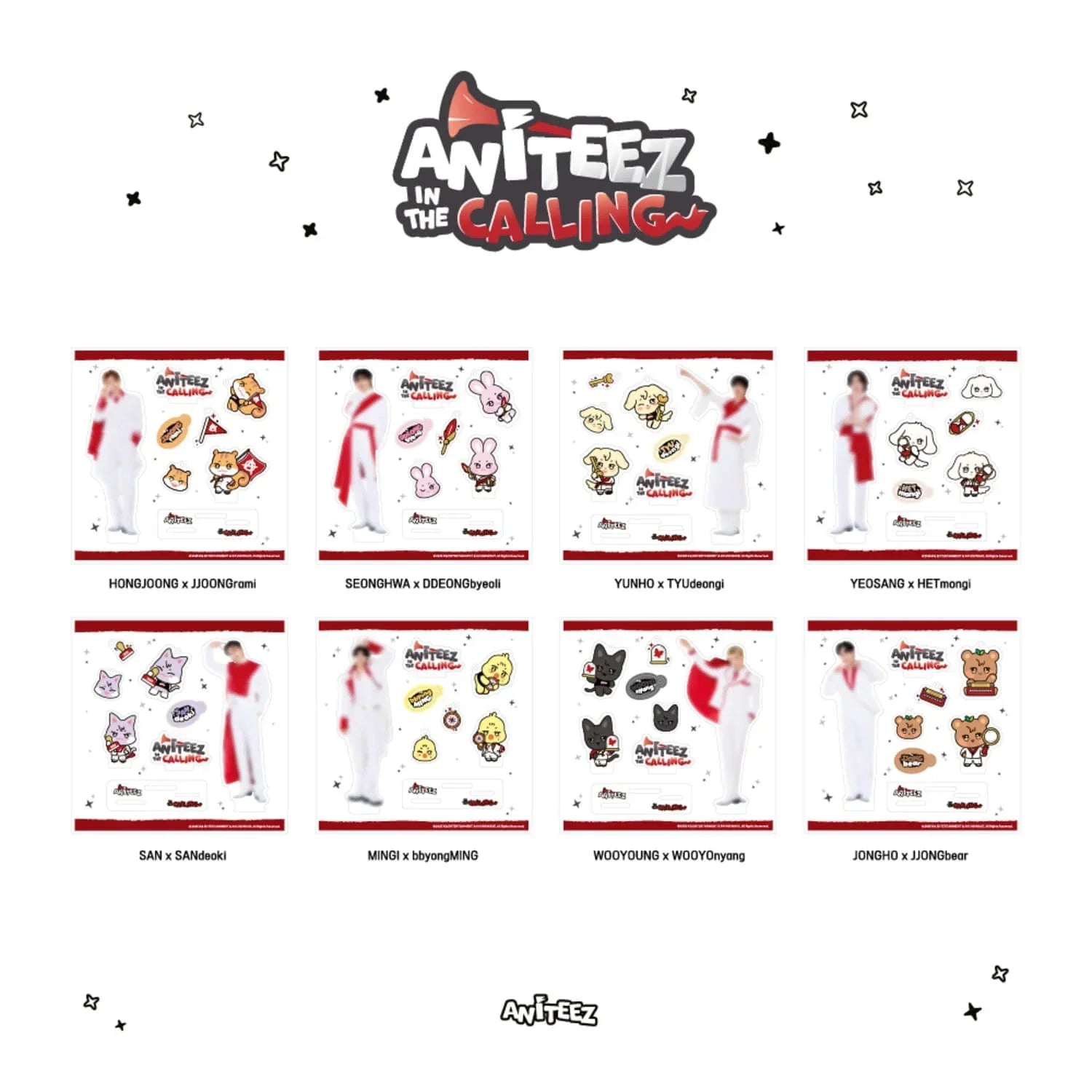 Buy ATEEZ - Aniteez In The Calling Pop Up Official MD | Oppa Store