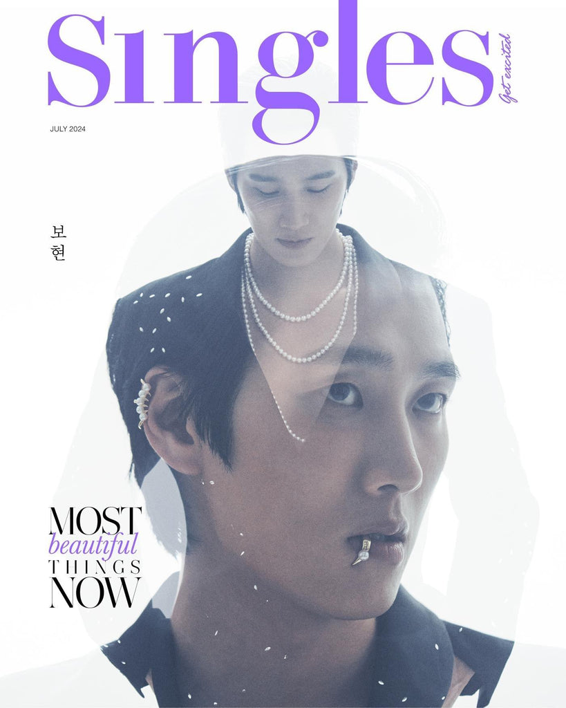 AHN BO-HYUN on Singles July 2024 Magazine - Oppa Store