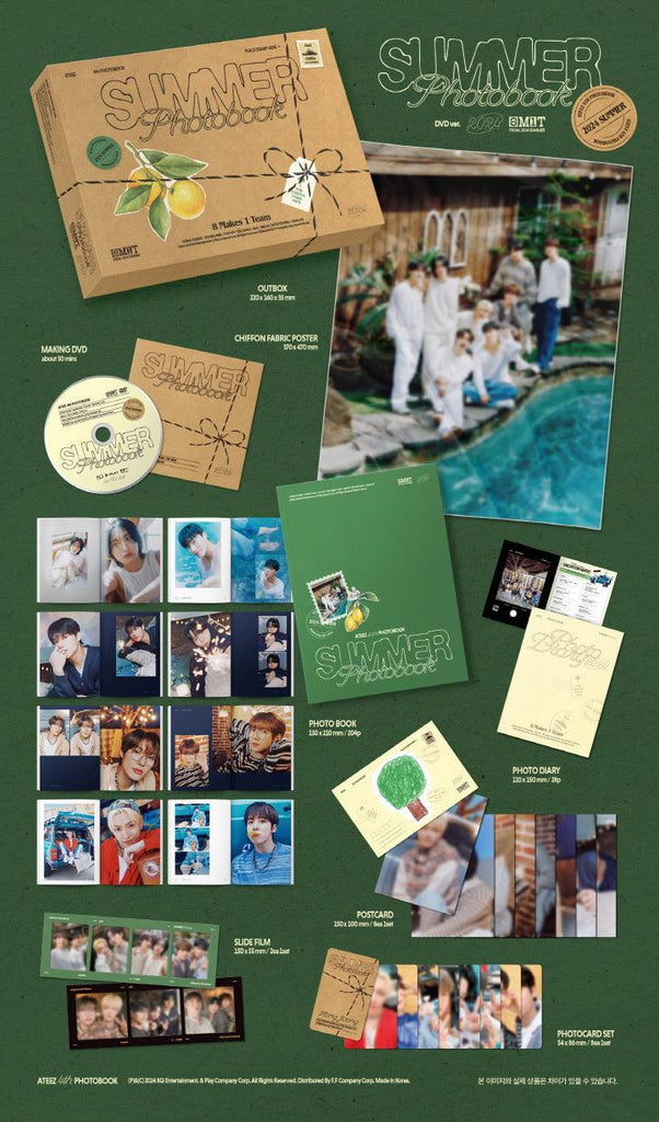 ATEEZ - 2024 Summer Photobook (KQ Shop gifts till deadline) - Oppa Store