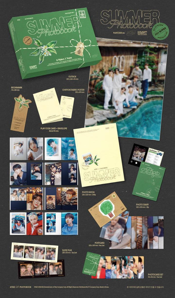 ATEEZ - 2024 Summer Photobook (KQ Shop gifts till deadline) - Oppa Store