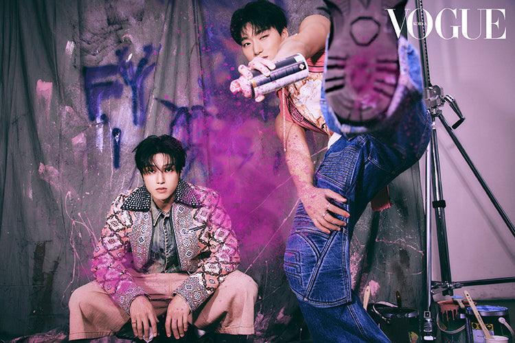 ATEEZ & Baby Monster inside Korea Vogue June 2024 - Oppa Store