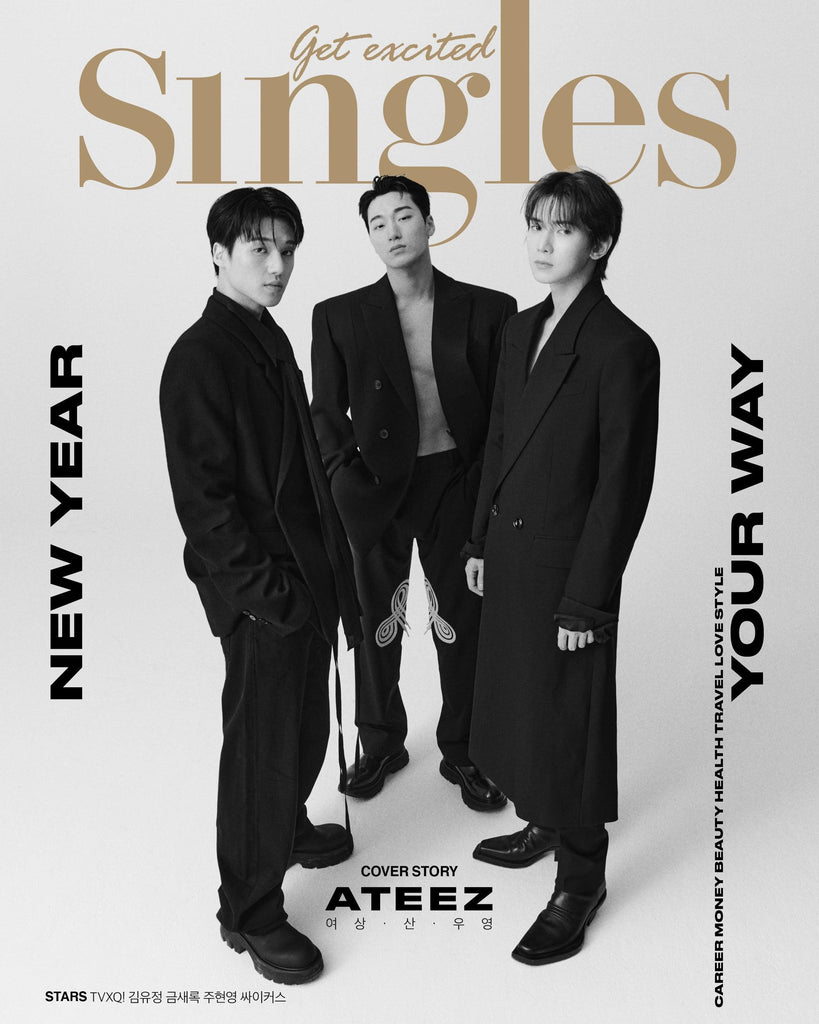 ATEEZ Singles Magazine 2024 January Issue - Oppa Store