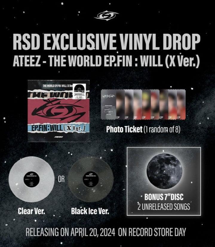 ATEEZ - [THE WORLD EP.FIN : WILL] Vinyl LP - Limited Gatefold Exclusive - 2nd Album - Oppa Store