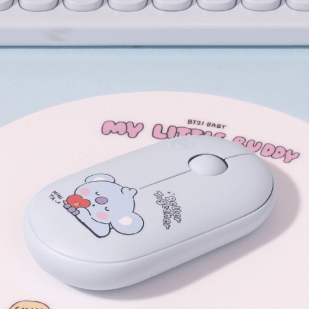 BT21 Baby My Little Buddy Multi Pairing Wireless Mouse - Oppa Store