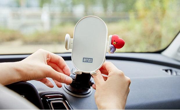 BT21 Minini Car Smartphone Fast Charging Cradle - Oppa Store