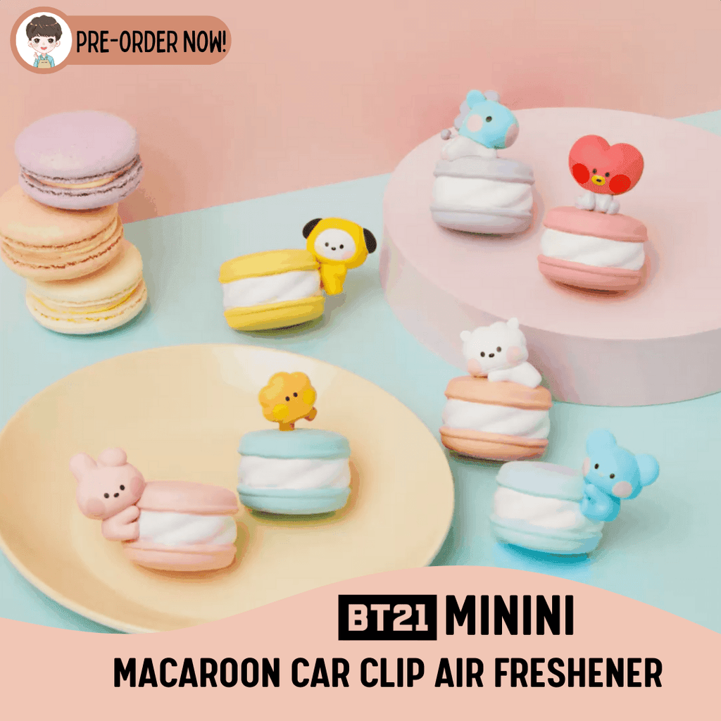 BT21 Minini Macaron Car Clip Air Freshener - Oppastore