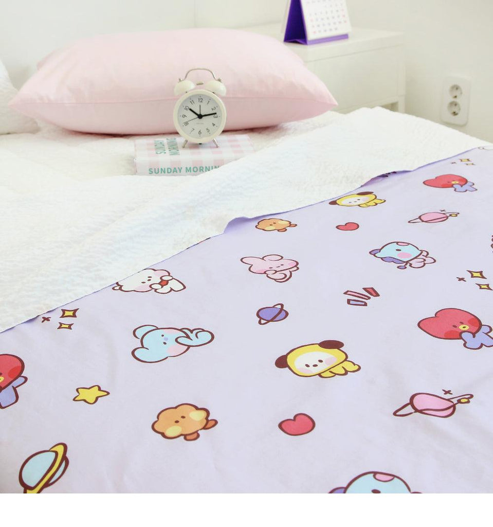 BT21 Minini Twill Ripple Blanket - Oppastore