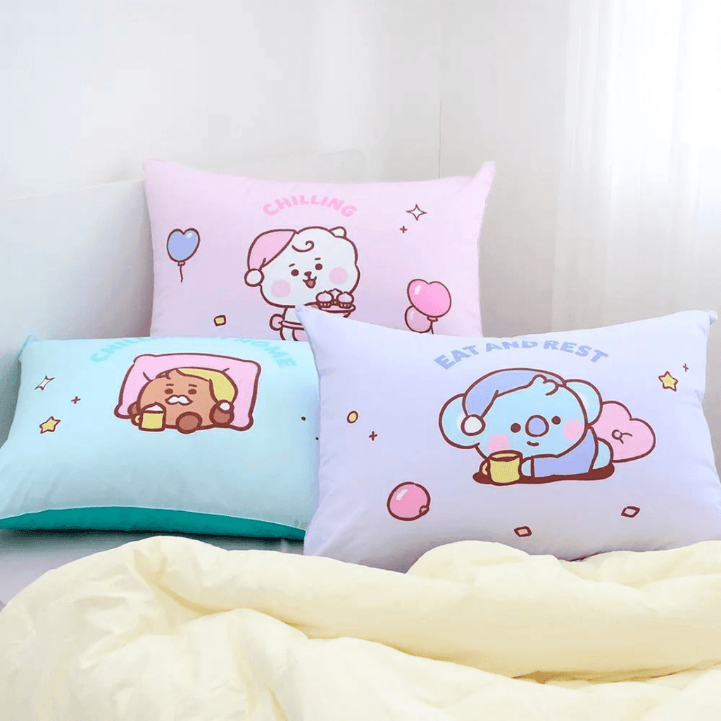 BT21 Party Big Pillow Cover - Oppastore