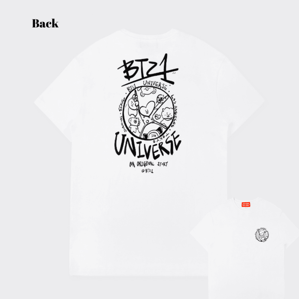 BT21 Utopia S/S Long T-shirts - Oppastore