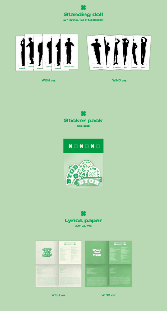 BTOB - Wind and Wish 12th Mini Album - Oppa Store