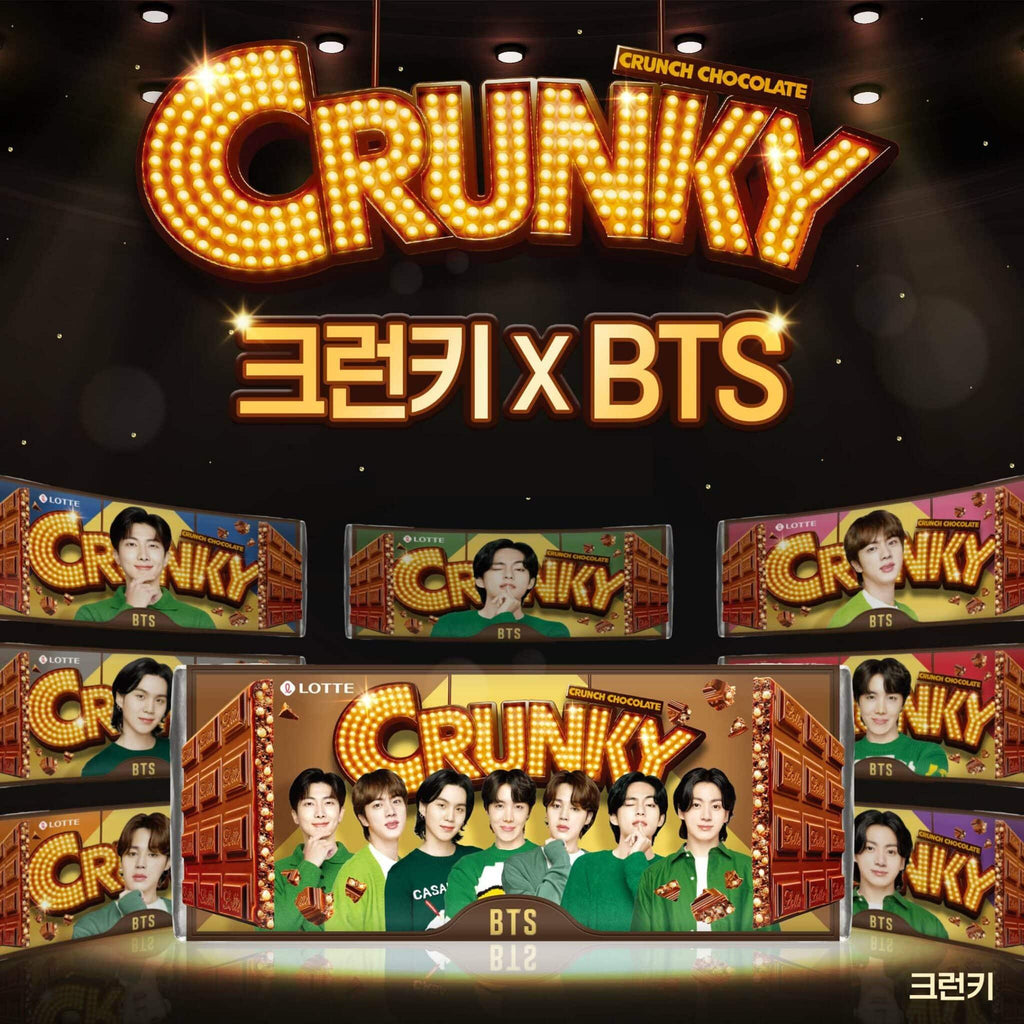 BTS Crunky Chocolate LOTTE (Limited Edition) - Oppa Store