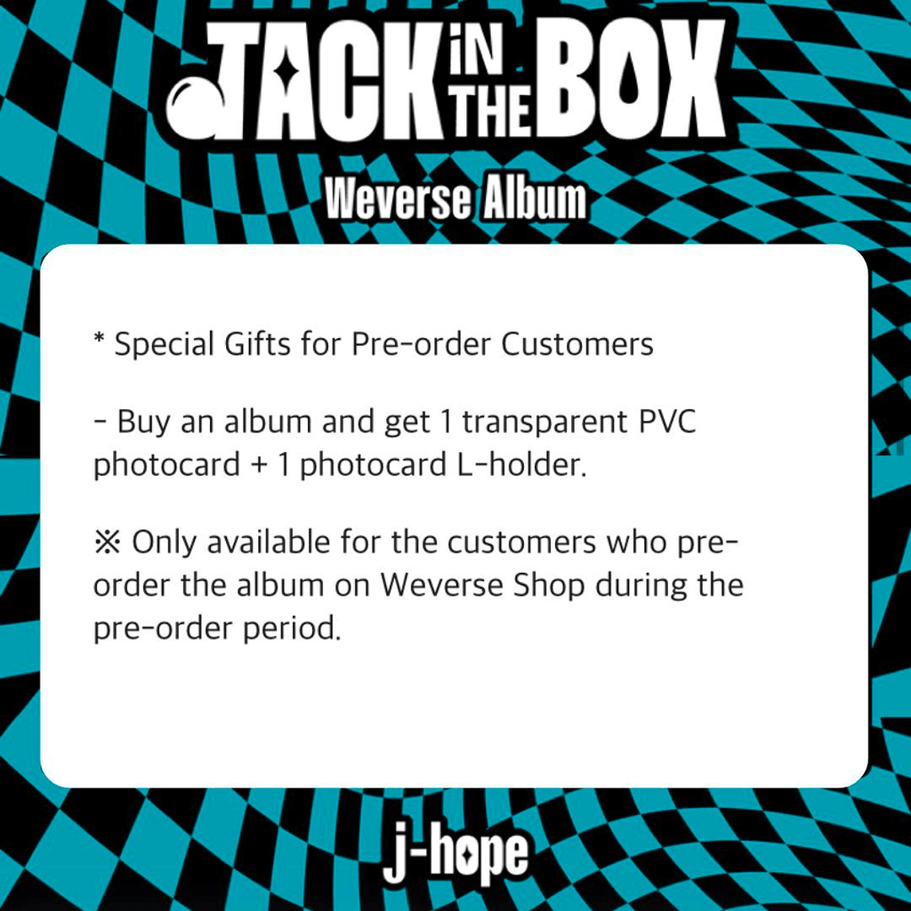 BTS J-Hope - Jack In The Box Album - Oppa Store