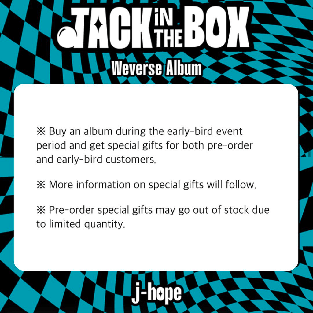 BTS J-Hope - Jack In The Box Album - Oppa Store