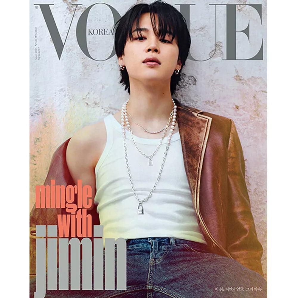 BTS Jimin Cover VOGUE Magazine - 2023 April Issue - Oppa Store