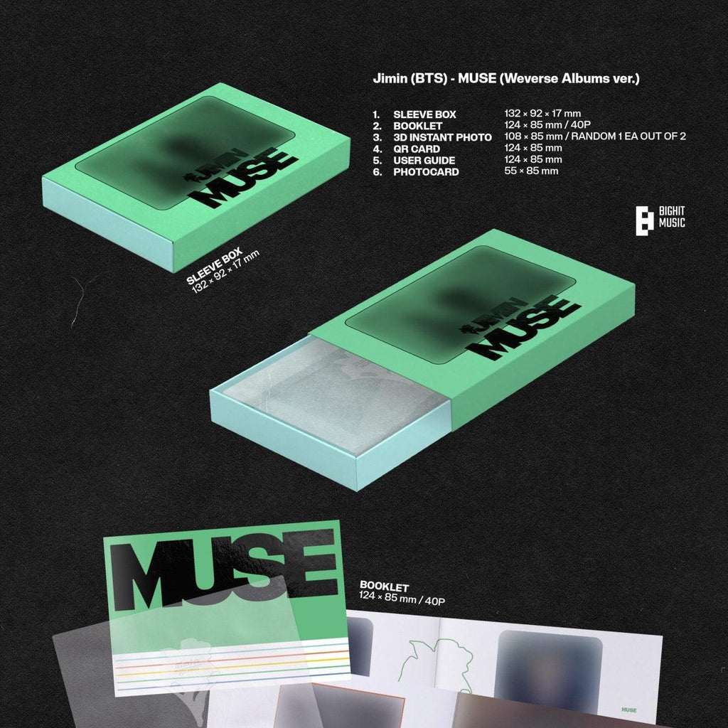 BTS Jimin MUSE - 2nd solo album - Oppa Store