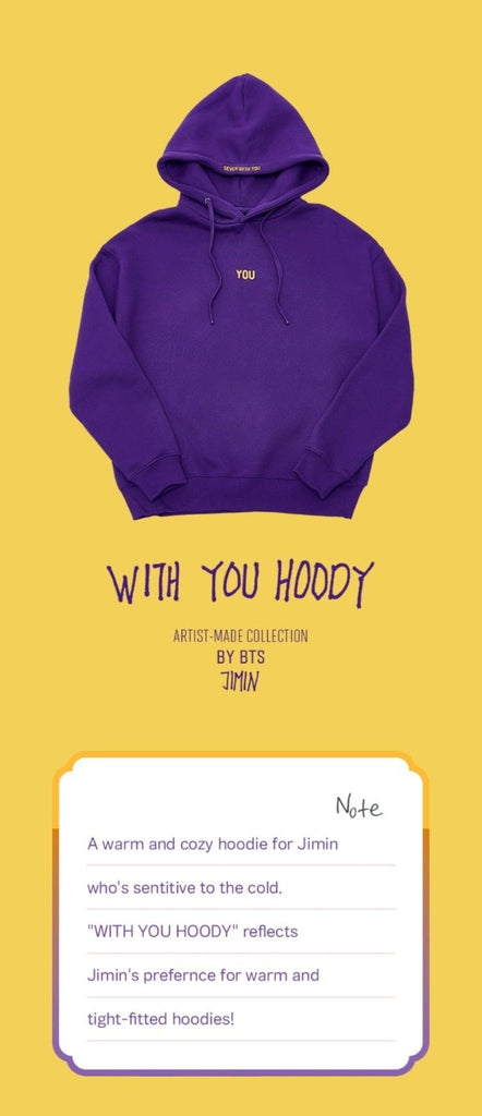BTS - Jimin With You Hoody [Artist-Made Collection] - Oppa Store