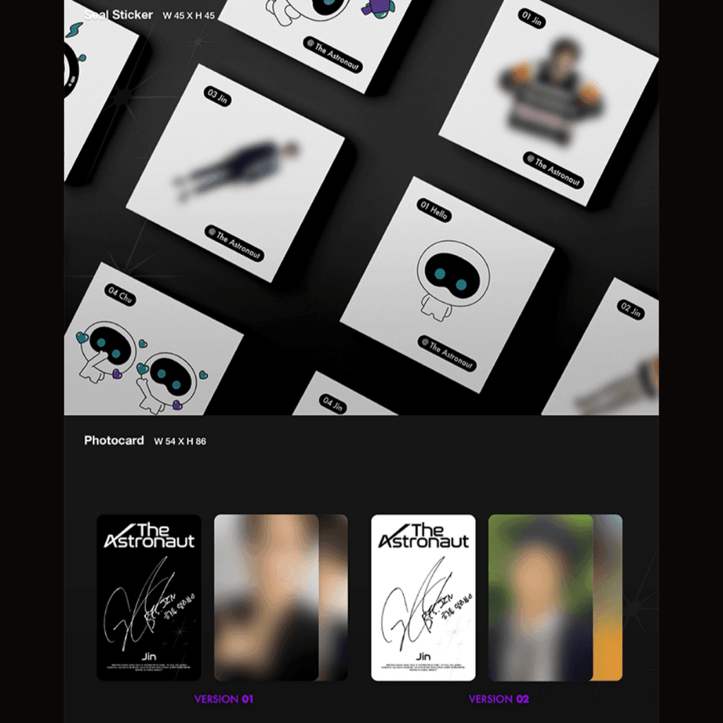 BTS Jin 'The Astronaut' - 1st Solo Album - Oppa Store