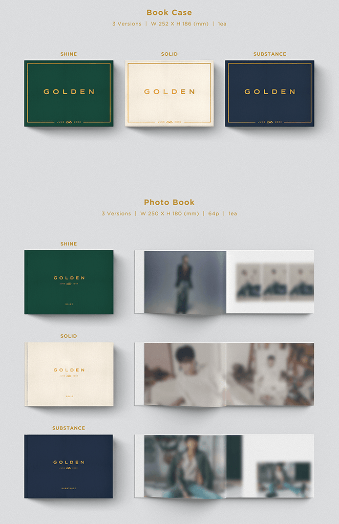 BTS Jungkook GOLDEN - 1st Solo Album - Oppa Store