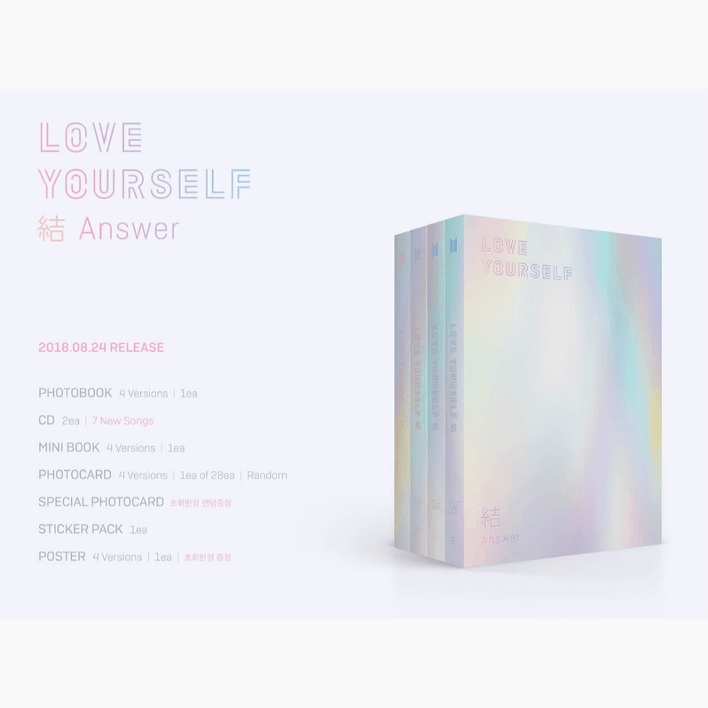BTS Love Yourself: Answer Album - Oppa Store