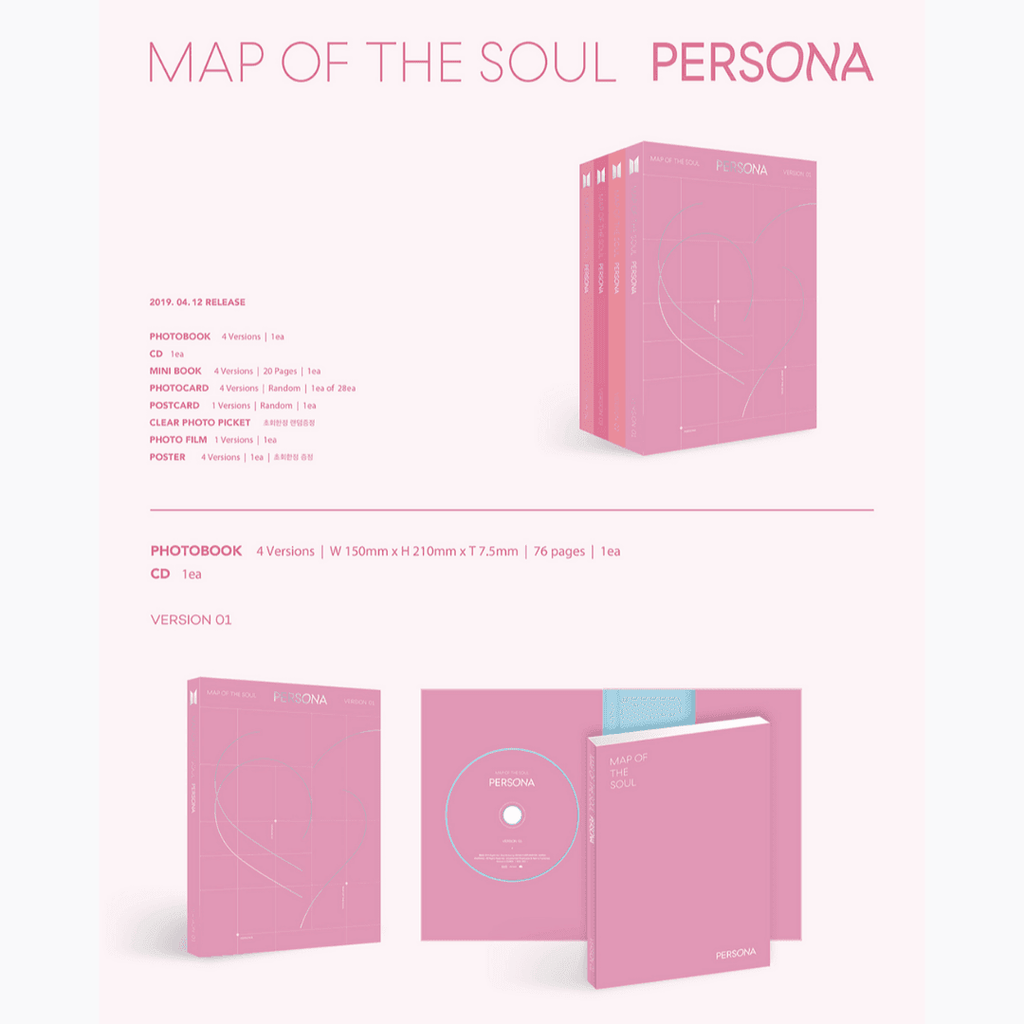 BTS Map of the Soul: Persona Album - Oppa Store