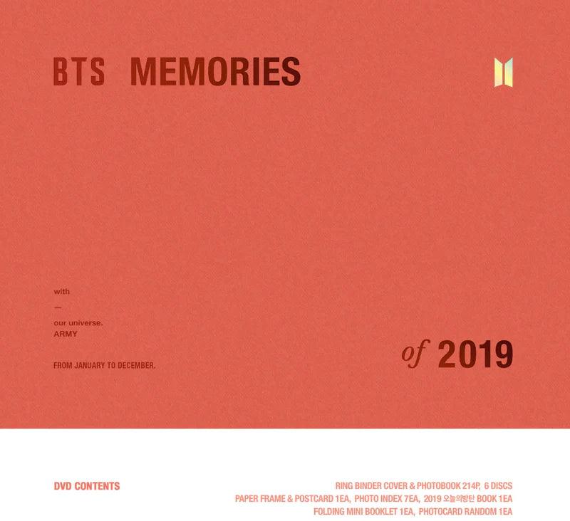 BTS Memories Of 2019 DVD - Oppa Store