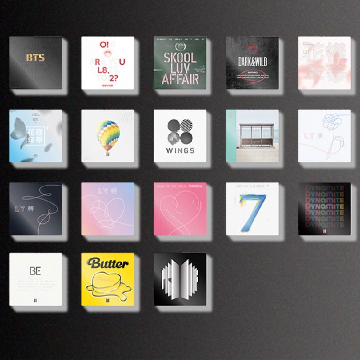 BTS Proof Album Magnet Collection