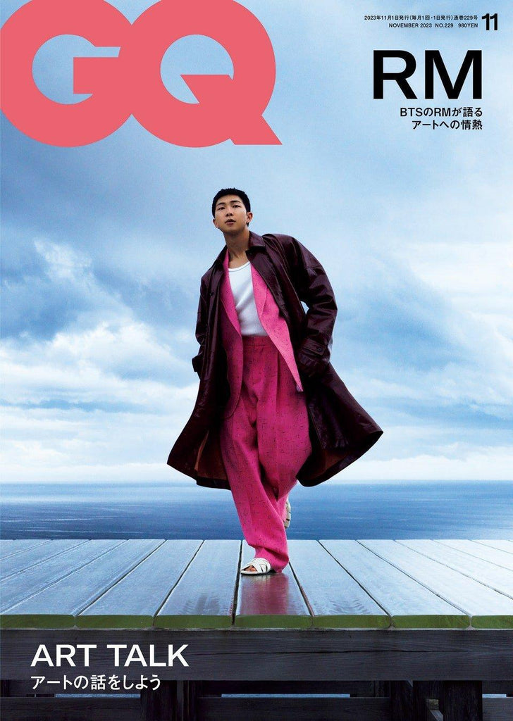 BTS RM Cover GQ Japan Magazine 2023 November Issue - Oppa Store