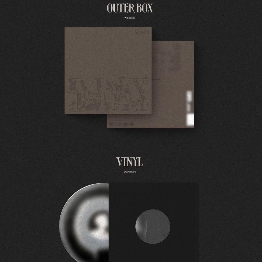 BTS Suga D-Day Vinyl LP version album - Oppa Store