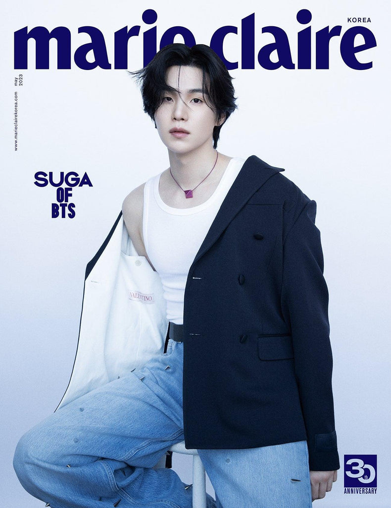BTS Suga - Marie Claire 2023 May Magazine Cover - Oppa Store