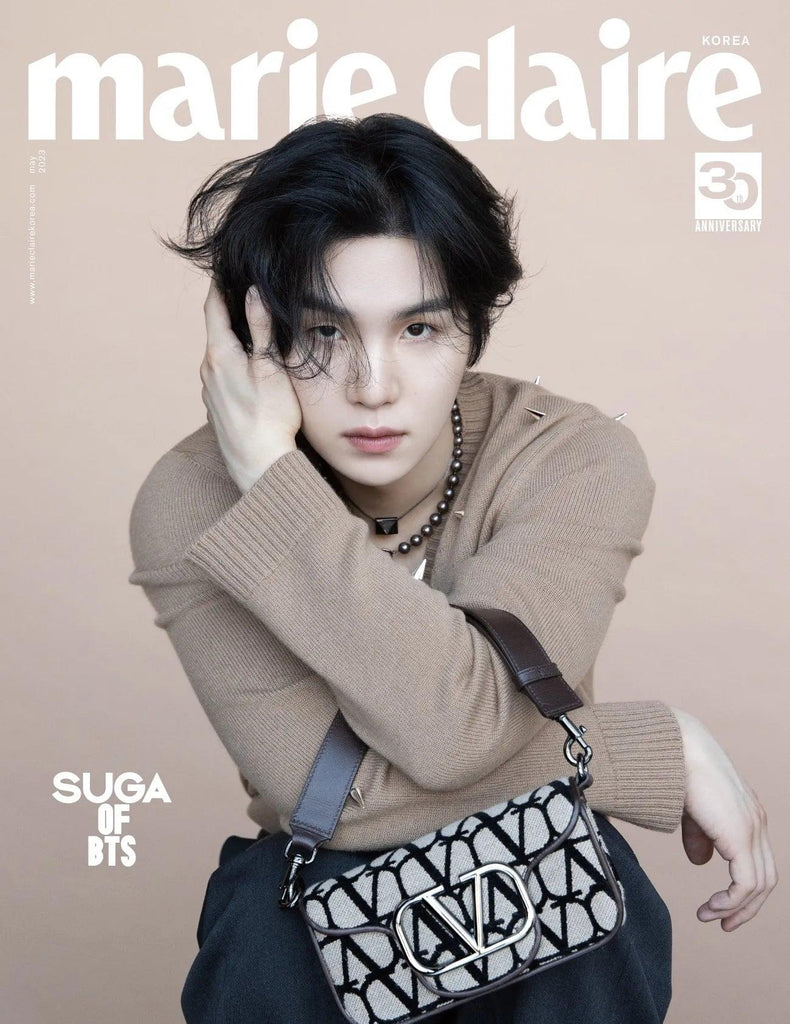 BTS Suga - Marie Claire 2023 May Magazine Cover - Oppa Store