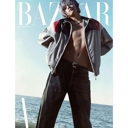 BTS V Bazaar Magazine February 2024 (Women's Monthly) - Oppa Store