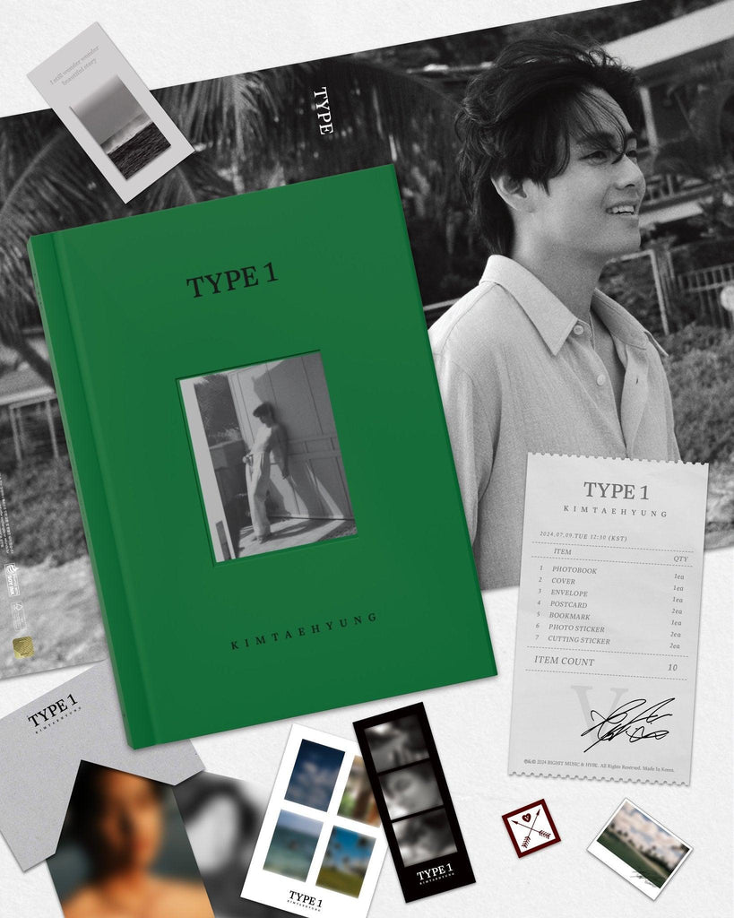 BTS V ‘TYPE 1’ - Photo Book - Oppa Store
